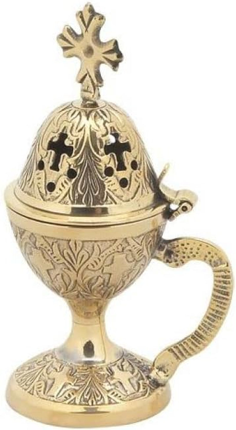 Greek Incense Burner Christian Orthodox Incense Burner (78-B)