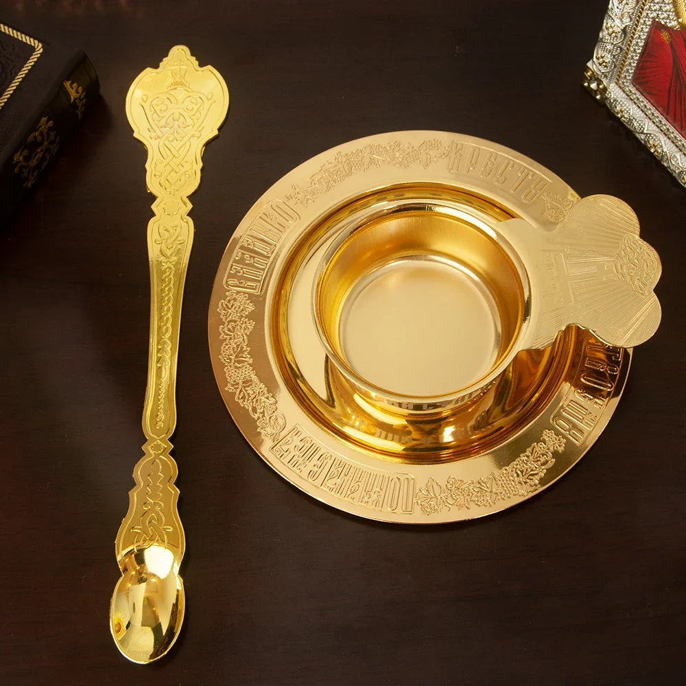 Classic Gold Chalice Accessories Set