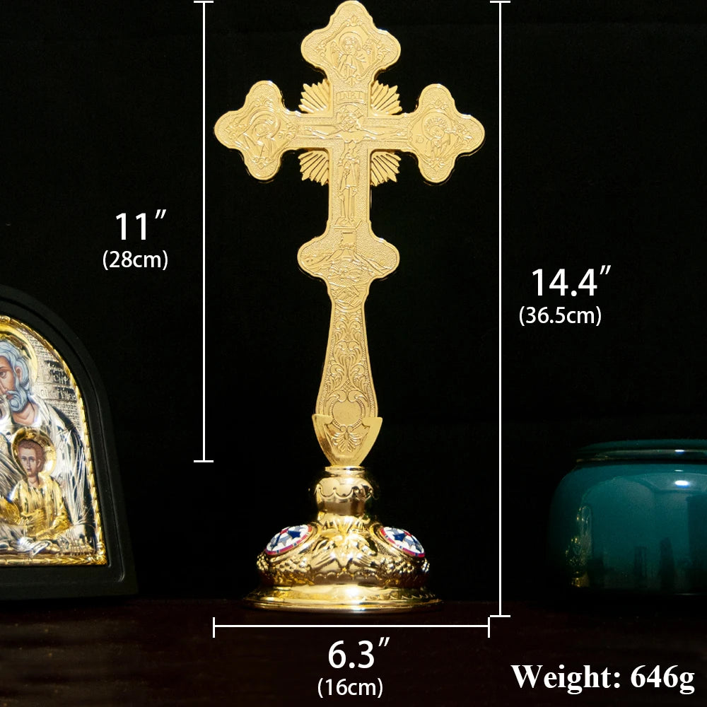 Gold Blessing Cross