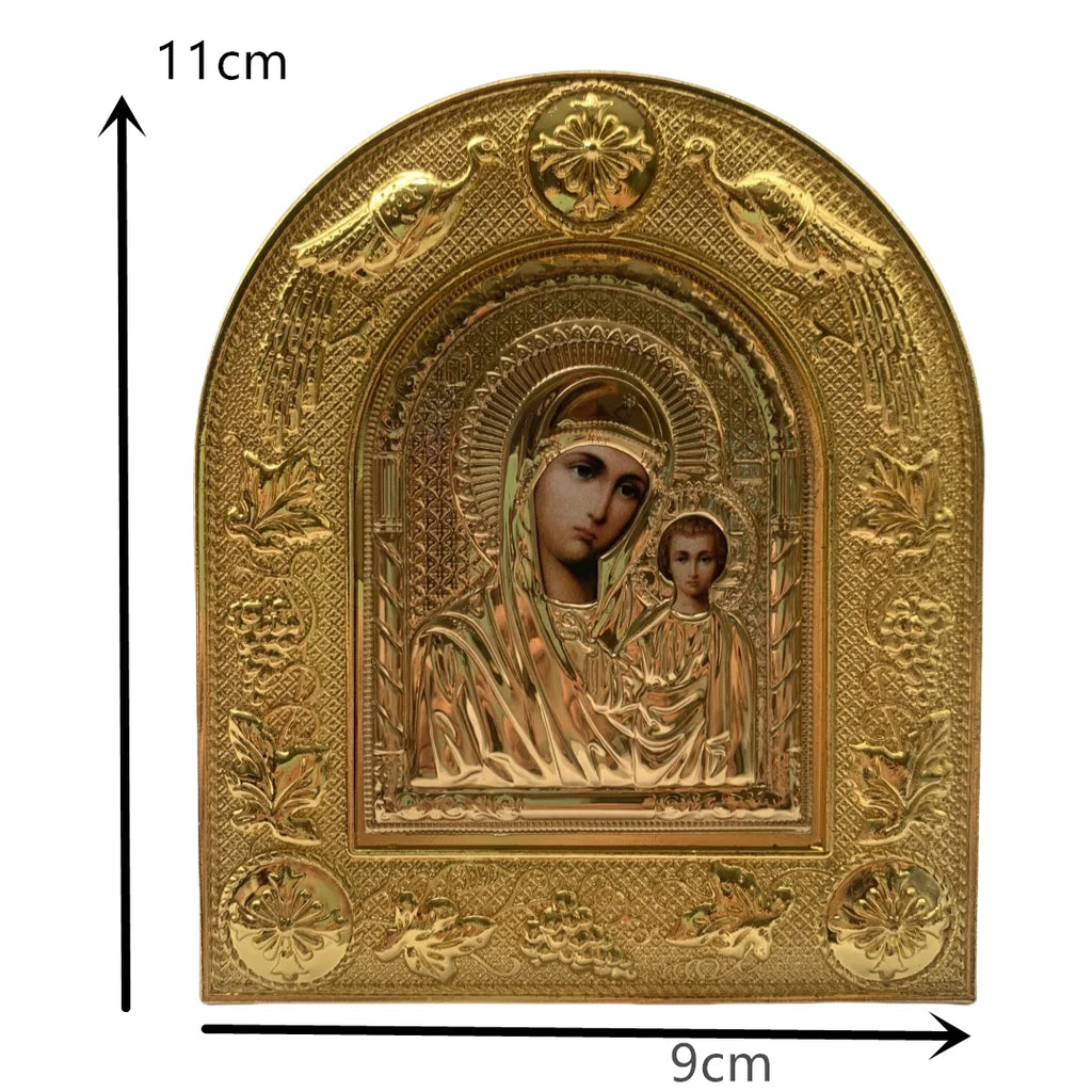 Metal Icon of the Theotokos and Christ