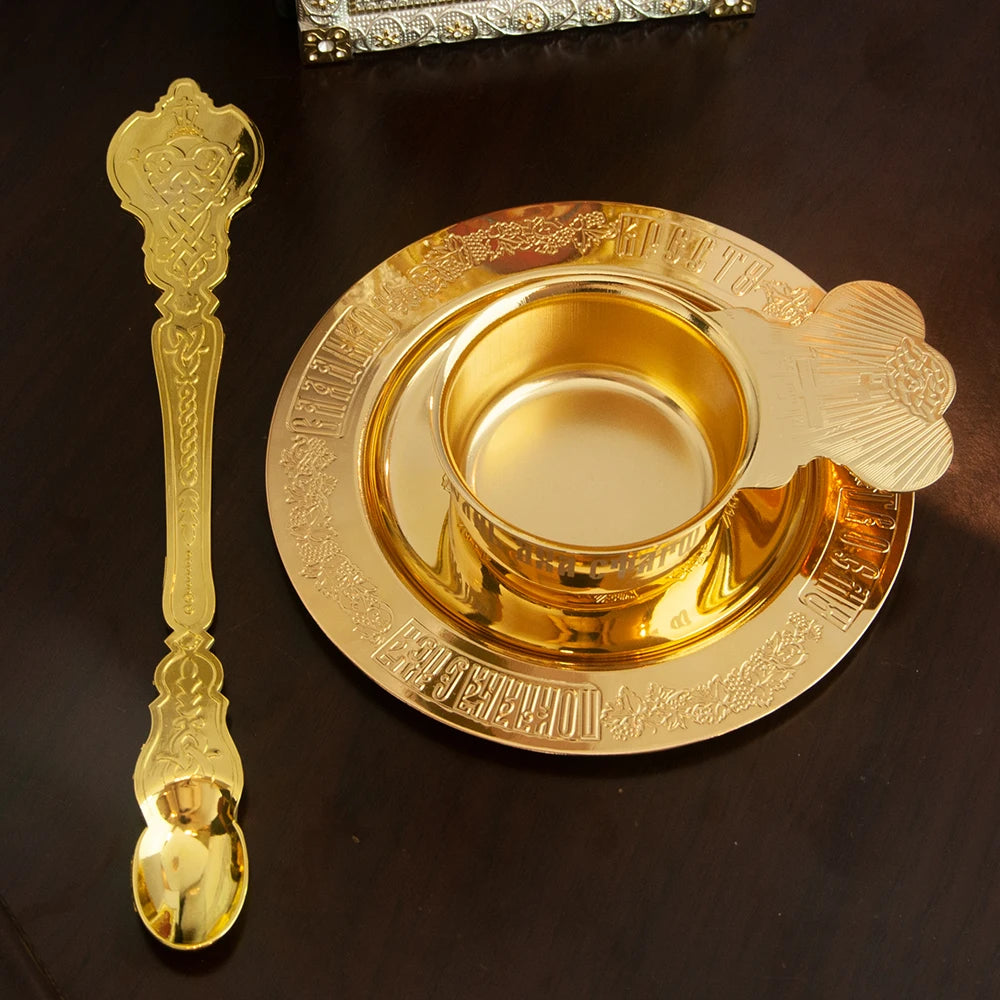 Classic Gold Chalice Accessories Set