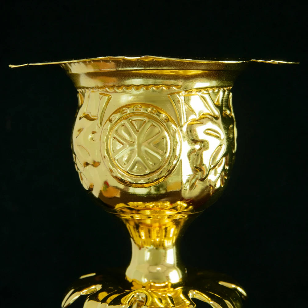 Gold Plain Vigil Lamp