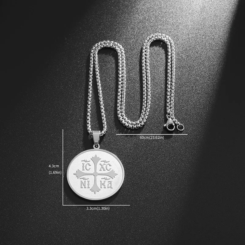 IC XC NIKA Stainless Steel Necklace