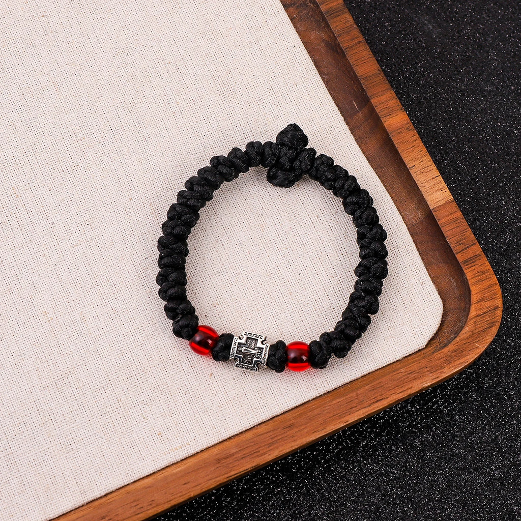 Woven Orthodox Cross Bracelet