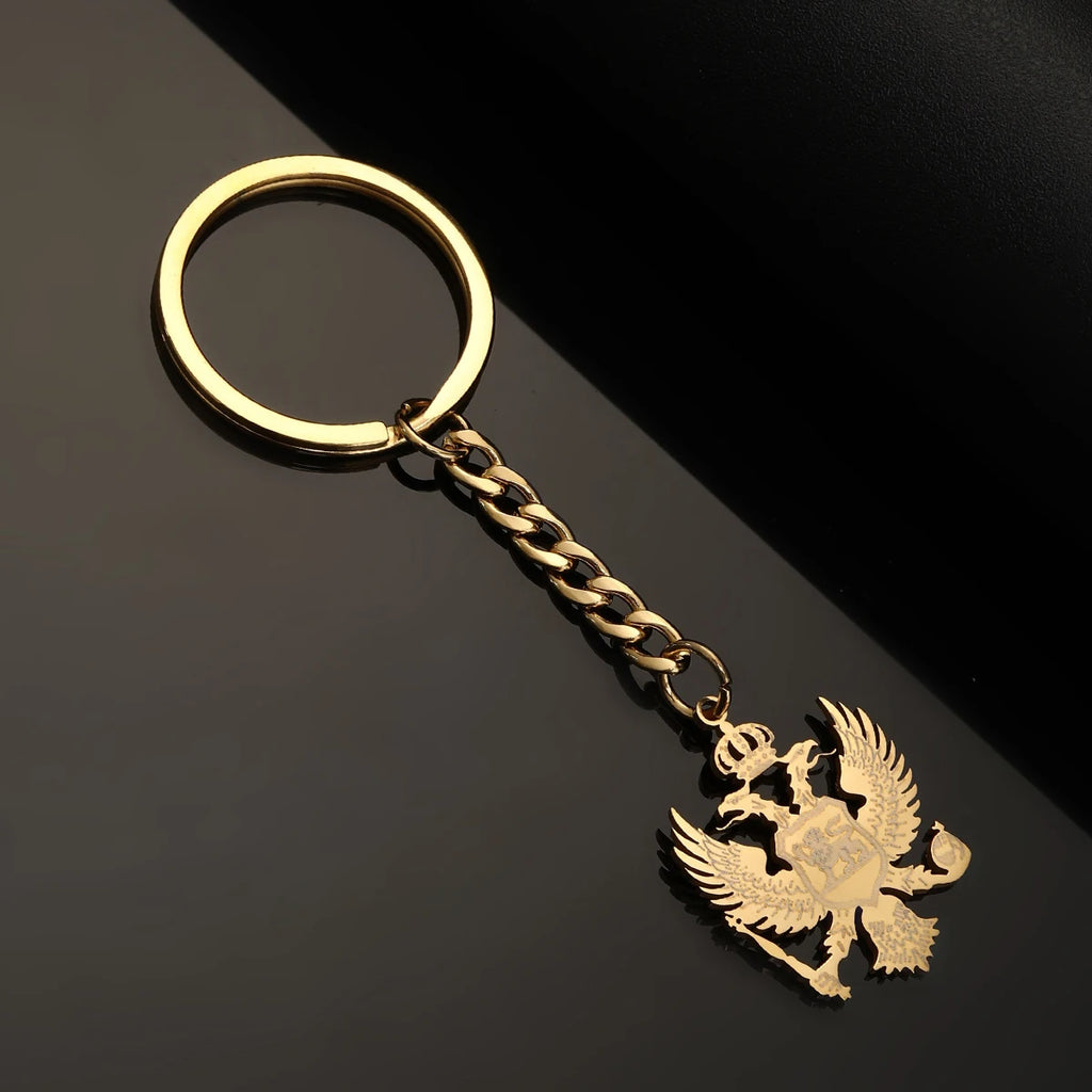Montenegro Eagle Keychain