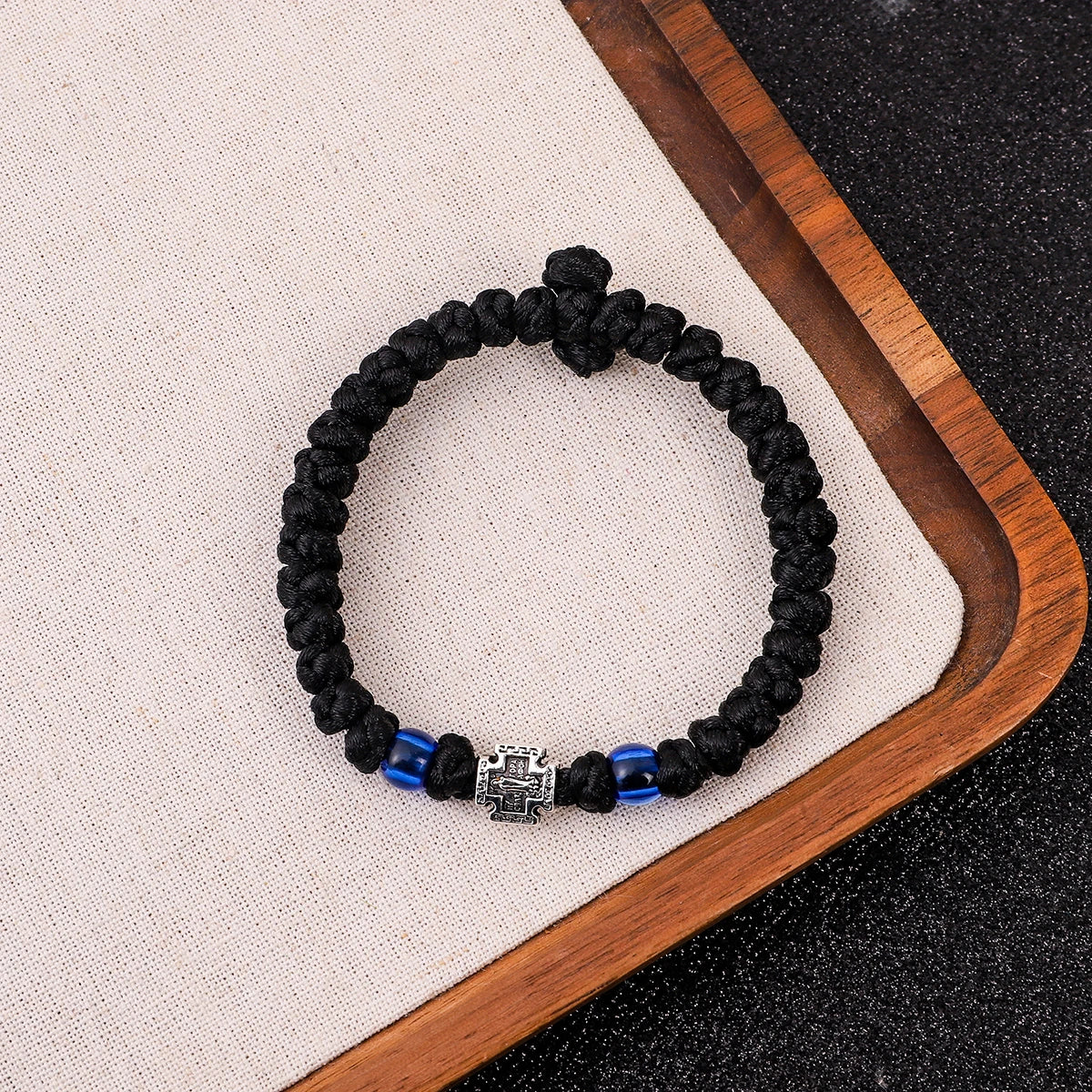 Woven Orthodox Cross Bracelet