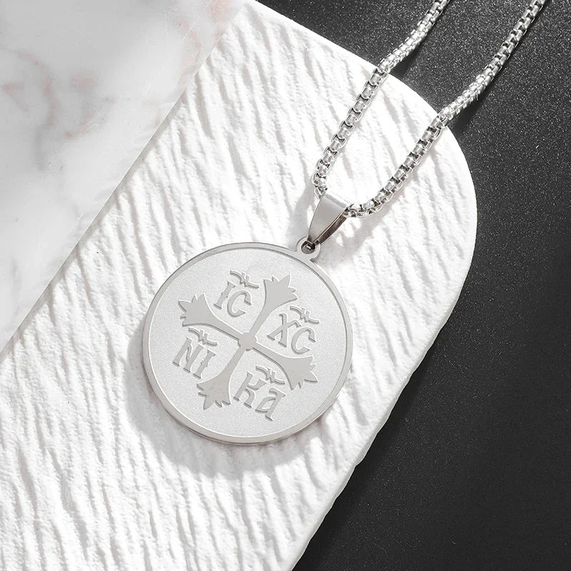 IC XC NIKA Stainless Steel Necklace