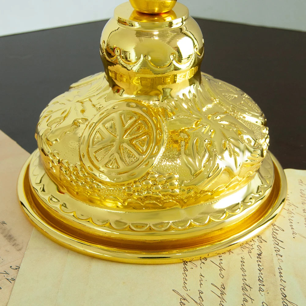Gold Plain Vigil Lamp