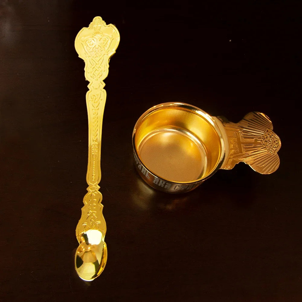 Classic Gold Chalice Accessories Set