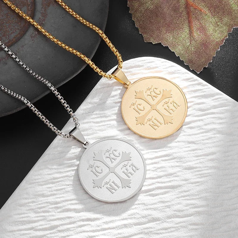 IC XC NIKA Stainless Steel Necklace