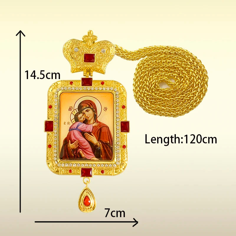 Engolpion with Red Stones