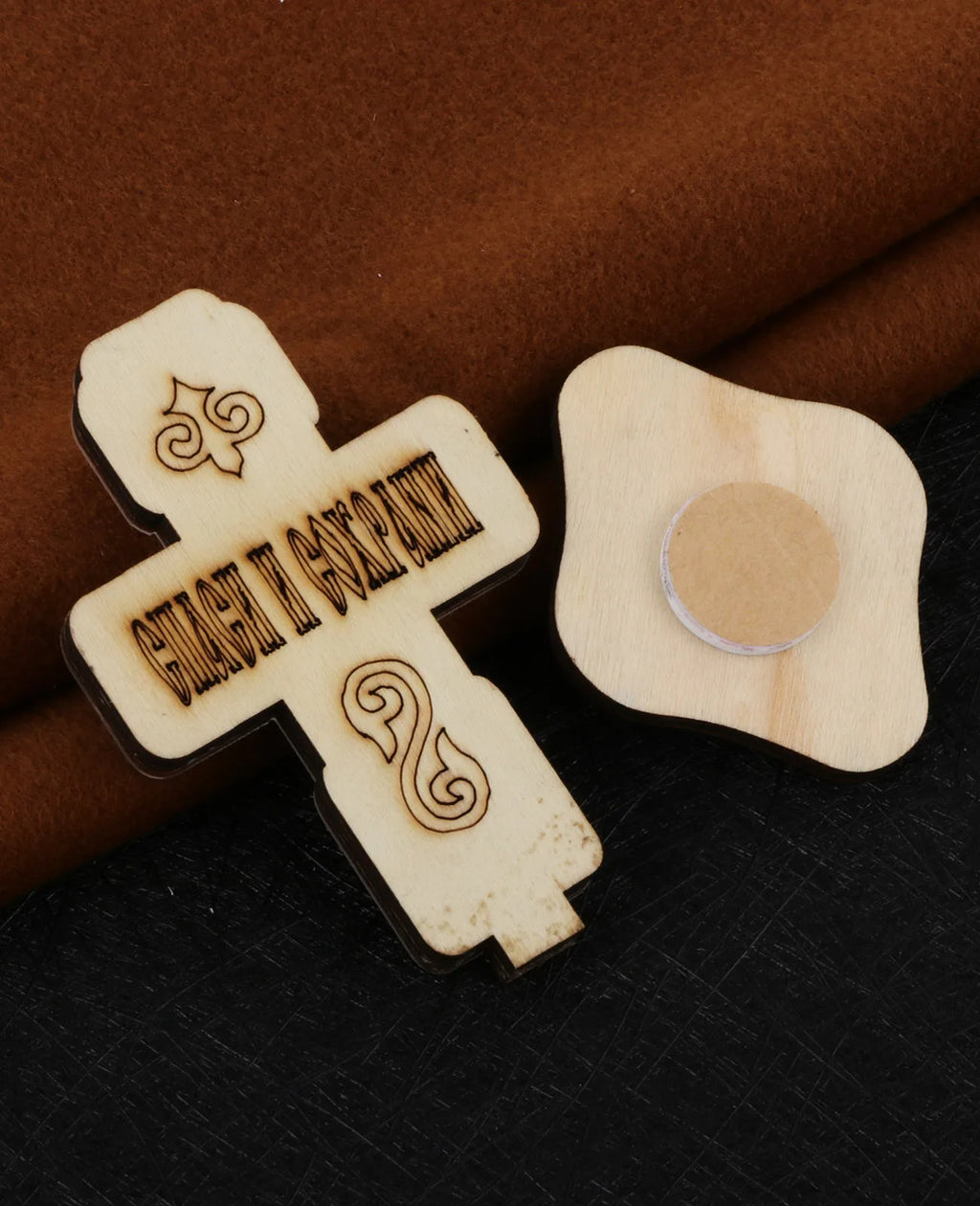 Wooden Crucifix with Base