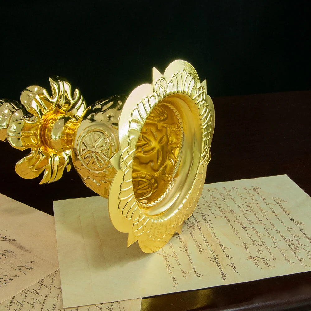 Gold Plain Vigil Lamp